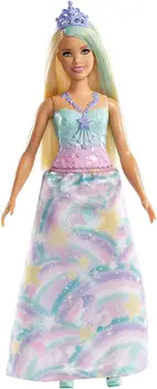 Barbie Dreamtopia-blond princezna panenka s ar sada hraček články vytvořen Manuál