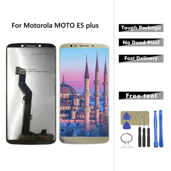 Pro Motorola E5 Plus XT1924 LCD Displej Dotykový Displej Digitizer Deska Montážní Náhradní Díly Pro moto e5 plus lcd displej