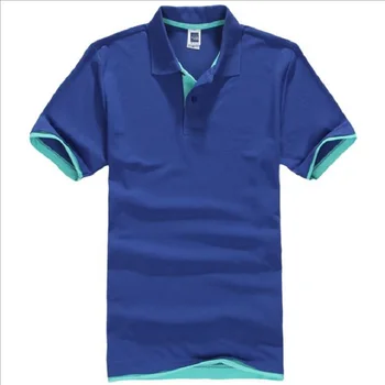 Značky Camisa masculina Polo Shirt Muži Bavlna Krátký Rukáv Muži Polo Tričko Sportsjerseysgolftennis Plus Velikosti Mužské Blusas Topy