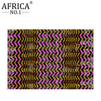 Ankara Africké Opravdový Bavlna Super Hollandais Komfortní Pocit Vosk Textilie, Vosk, Otisky AFRICE NE.1