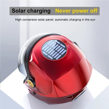 Unisex Pohodlné Solární Energie Inteligentní Bluetooth Letní Ventilátor Chlazení jízda na Kole Helmu Čepici Motocykl příslušenství