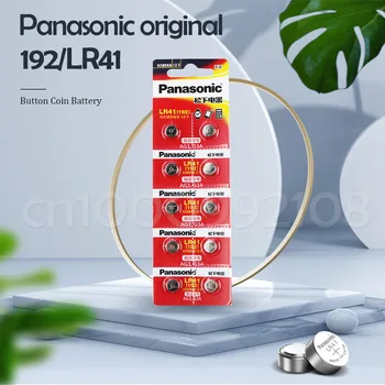 100ks/10Packs PANASONIC LR41 192 AG3 0%Hg 192 392A 1,5 V baterie baterie Pro kalkulačky 0%Hg