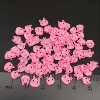 50g Růžové Prase Jílu Polymeru Posypeme Pro Děti Diy ,Měkké Hlíny Pro Craft Clay/Nail Art/Scrapbook Dekorace DIY, Výplň