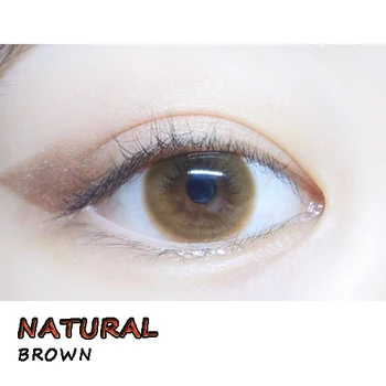 Korejský Styl Přírodní Oční Roční Barevné Kosmetické Kontaktní Čočky Zvětšit Žák, Kontaktní Čočky, Oko, Barva Přírodní