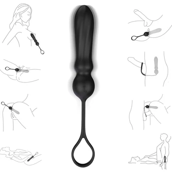 Sexuální Hračky pro Páry, Anální Plug Vibrátor s Penis Ring a Míč Smyčky 9 Speed Vibrátor G-spot Vibrační Klitorisu Anální Stimulátor