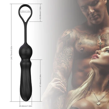 Sexuální Hračky pro Páry, Anální Plug Vibrátor s Penis Ring a Míč Smyčky 9 Speed Vibrátor G-spot Vibrační Klitorisu Anální Stimulátor