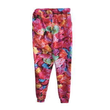 Ležérní Kalhoty 3D tištěné Ovocná Oblázky Tepláky Kalhoty Módní Muži/Ženy Harajuku Volné Oblečení