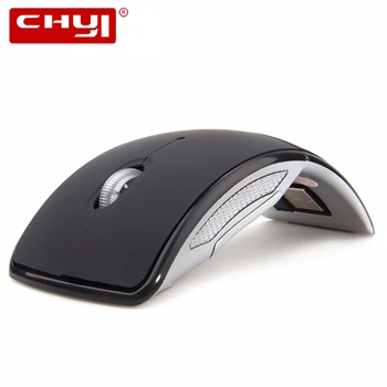 CHYI 2.4 Ghz Wireless Arc Mouse Skládací Cestovní Slim Myš Mini USB Optické Myši Pro Notebook Laptop PC