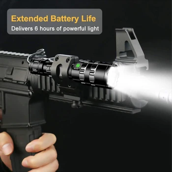 8000LM L2 LED Taktická Svítilna Super Světlé USB Dobíjecí Pochodeň klip Lov světlo Vodotěsný pro 18650 baterie