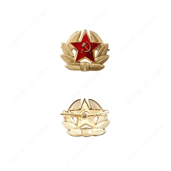 WW2 USA Sovětský čestná stráž klobouk, odznak velký okapy klobouk, odznak