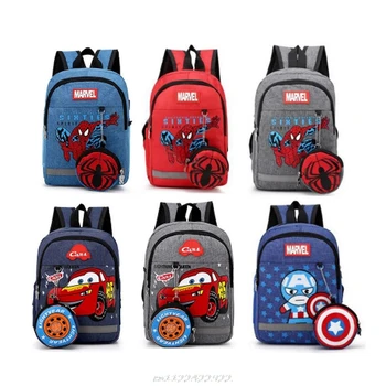 2020 Anime Disney Marvel Spiderman Captain America Super Heroes Sáčku, Akční Figurky Děti Batoh, Chlapec, Dívka Batoh Dárek Hračky