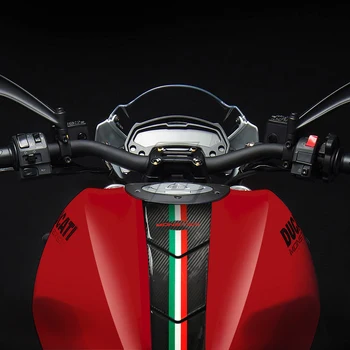 3D Pryskyřice karbonový Vzhled Motocykl Tank Pad Chránič Olej Samolepka Případě pro Ducati Monster 600 620 695 750 800 900 1000 po Celý Rok