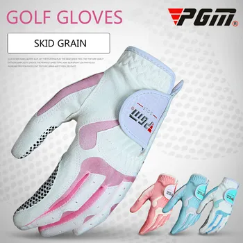 Golfové rukavice-protiskluzové dámské granule z mikrovlákna, rukavice, opalovací krém, prodyšný, opotřebení-odolné