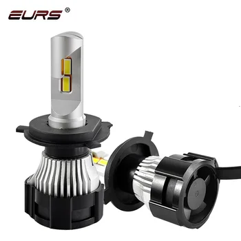 EURS Světlometů P18 LED h7 led h4 led žárovka auto příslušens Hi-lo beam lamp 6000k auto hb4 mlhová světla ventilátor styl canbus H11 9005 hb3