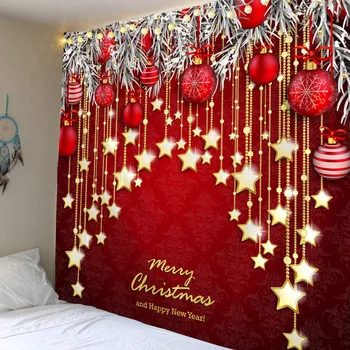 Závěsné Vánoční hvězdy Gobelín Ložnice, Obývací Pokoj Zavěšení na Zeď Gobelín Domova Vánoční Mat, pro Vánoce Nový Rok