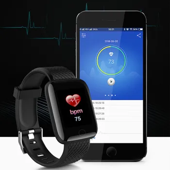 Barevný Displej Chytrý Náramek Heart Rate Monitor IP68 Vodotěsné Band Fitness Tracker Bluetooth 4.0 Sportovní Náramky