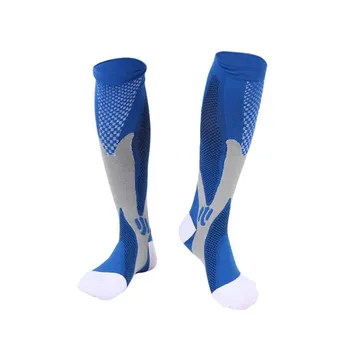Nylon Cyklistické Ponožky, Kompresní Sportovní ponožky Běh Basketbal Fotbal Muži Ženy Prodyšné Ponožky Velikost EU 38-47