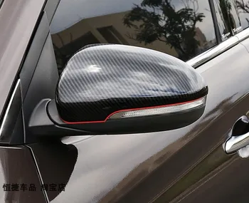 Pro Hyundai Tucson 16 17 18 19 2020 Auto Boční Dveře, Zpětné Soustružení Zrcadlo Nálepka Kryt Výbava ABS Uhlíkových Vláken Příslušenství