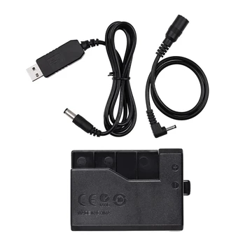 ACK-E10 5V USB Dummy Baterie DC Coupler Adaptér(Náhrada za LP-E10) pro Canon EOS Rebel T3/T5/T6/T7/T100