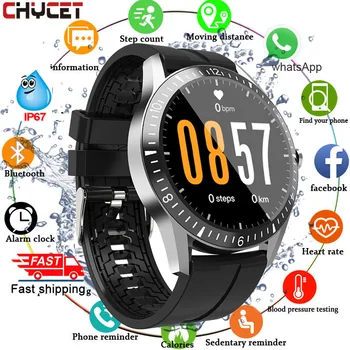 Volání Bluetooth Smart Watch Muži Ženy Plné Dotykové Kolo Smartwatch Srdeční Frekvence Fitness Tracker Sport Hodinky Pro Android IOS 2020