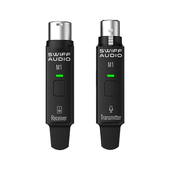 SWIFF M1 Bezdrátový Mikrofon Systém 2.4 GHz Digitální Přenosová Technologie pro Dynamický Mikrofon s Jakoukoli Kazetu Rozhraní