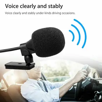 Vysoce Kvalitní 3,5 mm Auto Rádio Stereo Mikrofon, Bluetooth Vozidla Externí Mikrofon pro GPS Hráč Povoleno Audio DVD