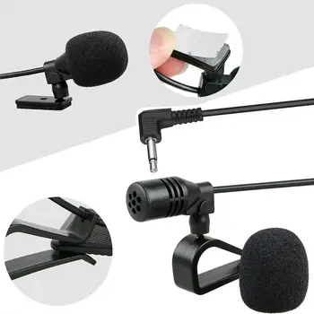 Vysoce Kvalitní 3,5 mm Auto Rádio Stereo Mikrofon, Bluetooth Vozidla Externí Mikrofon pro GPS Hráč Povoleno Audio DVD