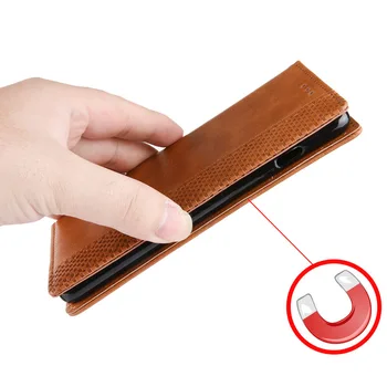Luxusní Retro Slim Magnetic Kožené Flip Kryt Pro Blackview BV5500 / Pro / Plus Pouzdro Book Wallet Card Stand Měkký Kryt Telefonu Taška