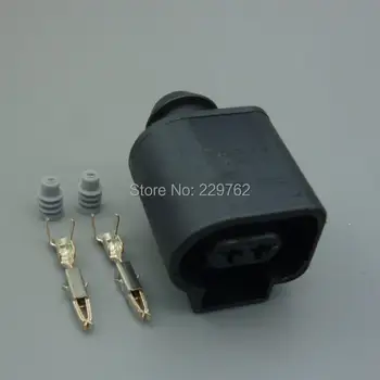 Shhworldsea 2 Pin 1J0973802 1J0973702 Samice a Samec 1,5 mm Auto Temp Senzor Plug Deflace ventilový Konektor Vodotěsný Konektor Pro vw