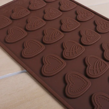Specializované Tvaru Srdce Série Silikonová Forma dort zdobení nástroje Cookie Cutter Fondant Dort čokoládové bonbóny Zdobení Nástroje
