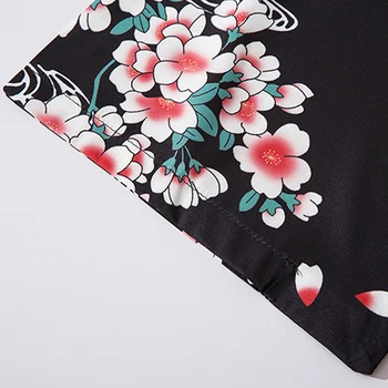 Aelfric Eden Módní Sakura Kapr Tisku 2020 Hip Hop Topy Muži Japonský Styl Přední Otevřené Kabáty Letní Volné Japonské Kimono Bunda