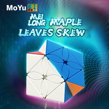 2019 Nejnovější MoYu Meilong. Javorové Listy Zkosení Magic Cube puzzle cube profesionální cubo magico vzdělávací hračky pro studenty