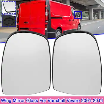 Auto Křídlo Zrcadlo Čiré Sklo Dveří, Boční Zpětné Zrcátko Pro Opel Vivaro 2001-Správné Ovladače