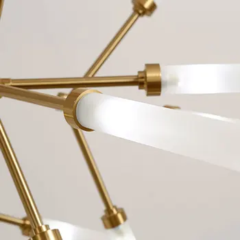 Moderní Design Led Lampa Stropní Lustry Obývací Pokoj Ložnice Jídelna Svítidla Lesk Dekor Domácí Osvětlení G9 110-240V