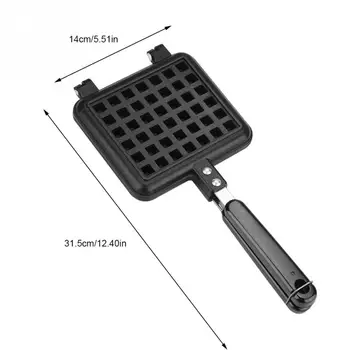 Plynové Non-Stick Waffle Maker Pan Plísně Plísně Stiskněte Desku Na Vaření, Pečení Nástroj Pro Domácí Kuchyně