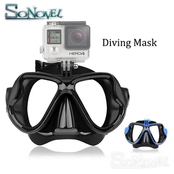 Pro Go Pro Potápění Příslušenství Gopro Hero7 6 5 4 SJCAM SJ4000/5000/6000 Pro Xiao yi Plavání Brýle na Potápění Maska Mount Akční Kamera