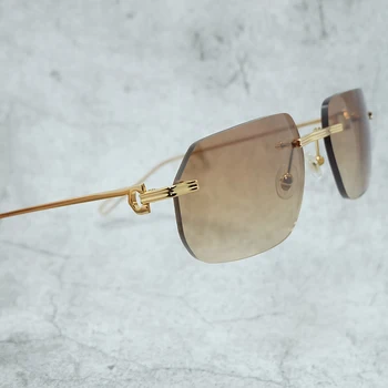 Sluneční brýle pro Muže Luxusní Značkové Carter Brýle Pánské Velkoobchod Vintage Odstíny Obrouček Polygon Brýle Gafas De Sol Hombre