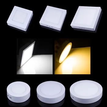 9W 15W 25W Kolo/Square Led Panel, Světlo přisazená Downlight osvětlení Moderní LED Stropní Svítidlo pro koupelny