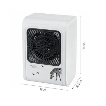 110V/220V Přenosné Mini Elektrické Topení Ventilátor Zima Home Office 2. stupeň Desktop Teplejší Nastavitelná Domů Tělo Teplejší Ohřívač Chladiče