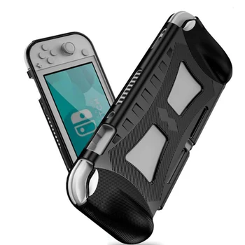 Silikonové TPU Pouzdro pro Nintendo Lite Switch Šok Důkaz Ochranný Kryt Shell w/ Ergonomická Rukojeť Pro Nintend Spínač NS Lite Mini