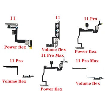 Pro Iphone 11 11 Pro, 11 Pro Max Tlačítko Power On-Off Tlačítko Hlasitosti Flex Kabel