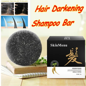 2020 Ztmavnutí Vlasů Šampon Bar-On Shouwu Přírodní Bio Kondicionér Hydratuje A Opravit Poškozené vlasy, Péče o Vlasy Mýdlo, šampon