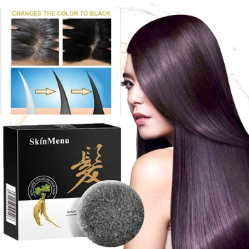 2020 Ztmavnutí Vlasů Šampon Bar-On Shouwu Přírodní Bio Kondicionér Hydratuje A Opravit Poškozené vlasy, Péče o Vlasy Mýdlo, šampon