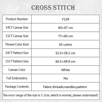 Barevné balónky Vzory Tištěné Cross Stitch kit Prodej DMC Vyšívací Bavlněná Nit Set DIY Ruční Domácí Dekorace Řemesla