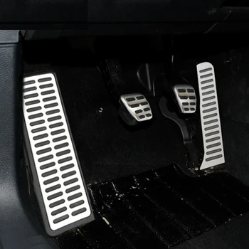 Xburstcar z Nerezové Oceli Auto Paliva Plynový Pedál Podložky Nohou Pedály Kryty pro Volkswagen Vw New Jetta MK6 Car Styling LHD