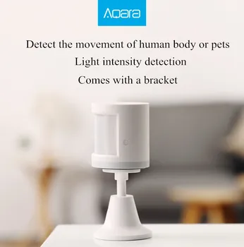 Aqara Lidské Tělo Inteligentní Senzor tělo, Pohyb, Pohybu, Čidlo, Bezdrátové ZigBee Připojení, držák Světla, Gateway