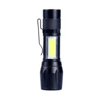 Multifunkční COB, Lampa, Pracovní Světlo Svítilna Mini Baterka Teleskopické USB Dobíjecí JA55