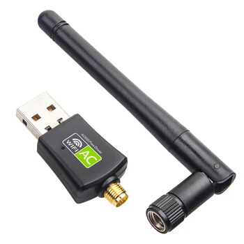 Kebidu Dual Band 5Ghz 2.4 Ghz 600Mbps USB Bezdrátové Síťové Karty Wi-fi Adaptér pro Desktop/Notebook/PC Zdarma Driver Velkoobchod