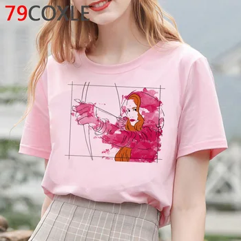 Riverdale Southside Hadi T Shirt Ženy Kawaiicartoon Růžové tričko Had korejský Styl Harajuku Grafické Plus Velikost Košile Ženy