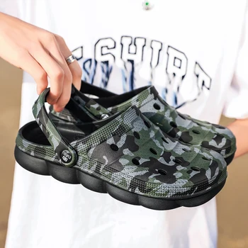 Nové Pánské Letní Hole Boty Sandály Prodyšné Unisex Venkovní Non-Slip Beach Papuče módní světle trend lehké vycházkové boty